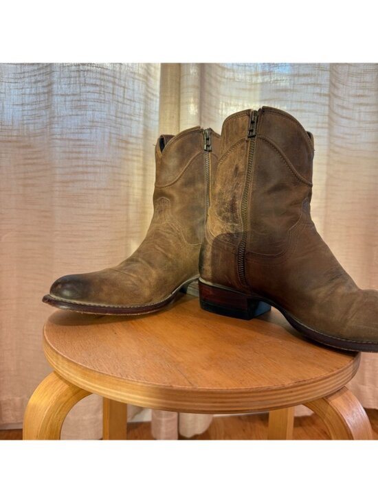 Tecovas The Dean Brown Goat Cafe Leather Boots Size 9 main image 9